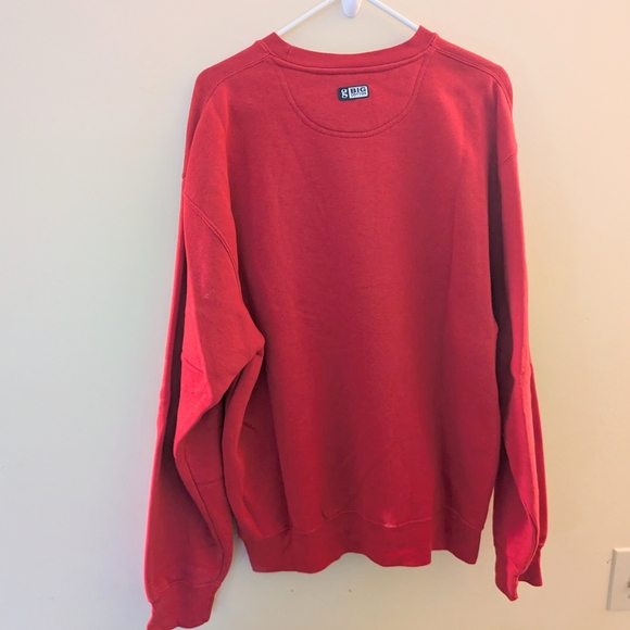 NWOT Vintage Wisconsin Badger Sweatshirt XL Double AppliqueEmbroidered Logo. - Picture 2 of 5